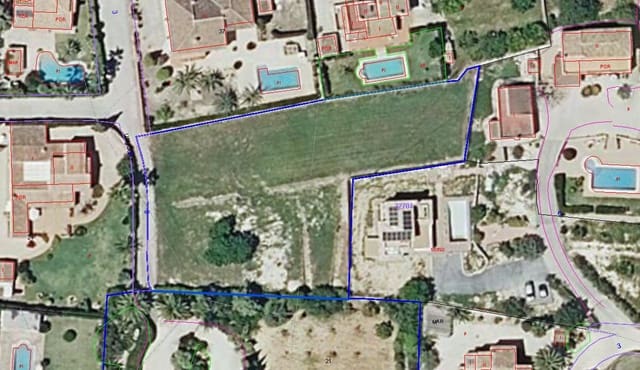 Terrain à Bâtir à vendre à Partida Tosal - Zona del Castellans, Javea / Xàbia - 540 000 € (Ref: 9130915)