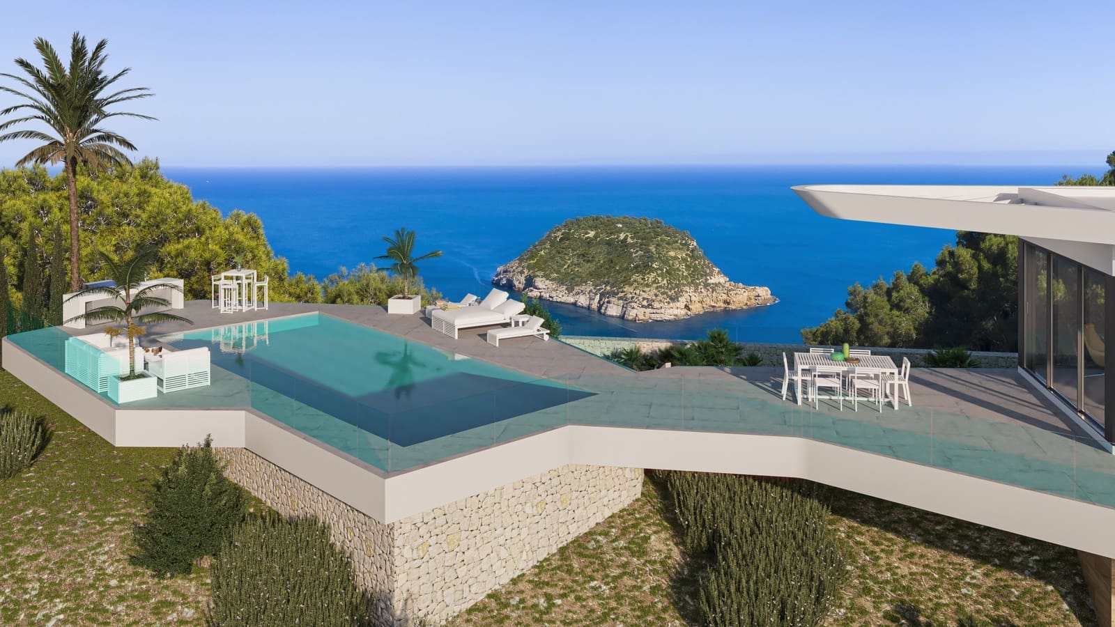 4 sypialnia Willa na sprzedaż w Javea / Xabia z basenem garażem - 3 995 000 € (Ref: 9130974)
