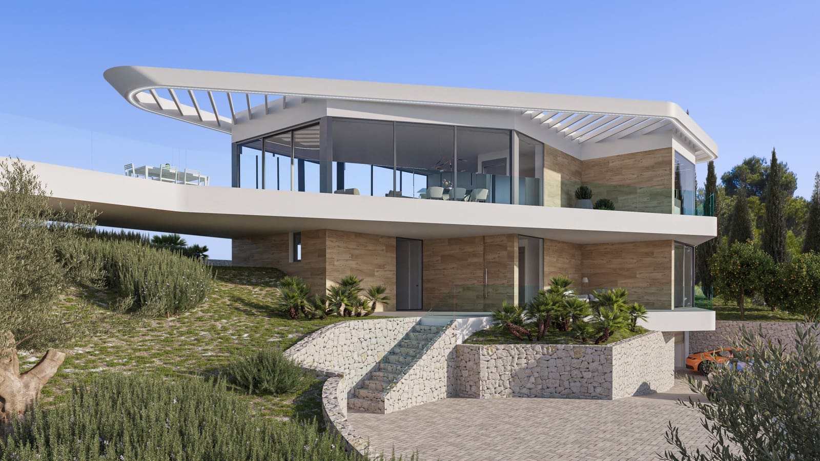 4 sypialnia Willa na sprzedaż w Javea / Xabia z basenem garażem - 3 995 000 € (Ref: 9130974)