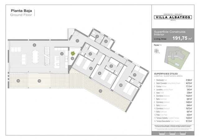 4 camera da letto Villa in vendita in Cap Martí - El Tossalet - Pinomar, Javea / Xàbia con piscina - 1.525.000 € (Rif: 9130984)