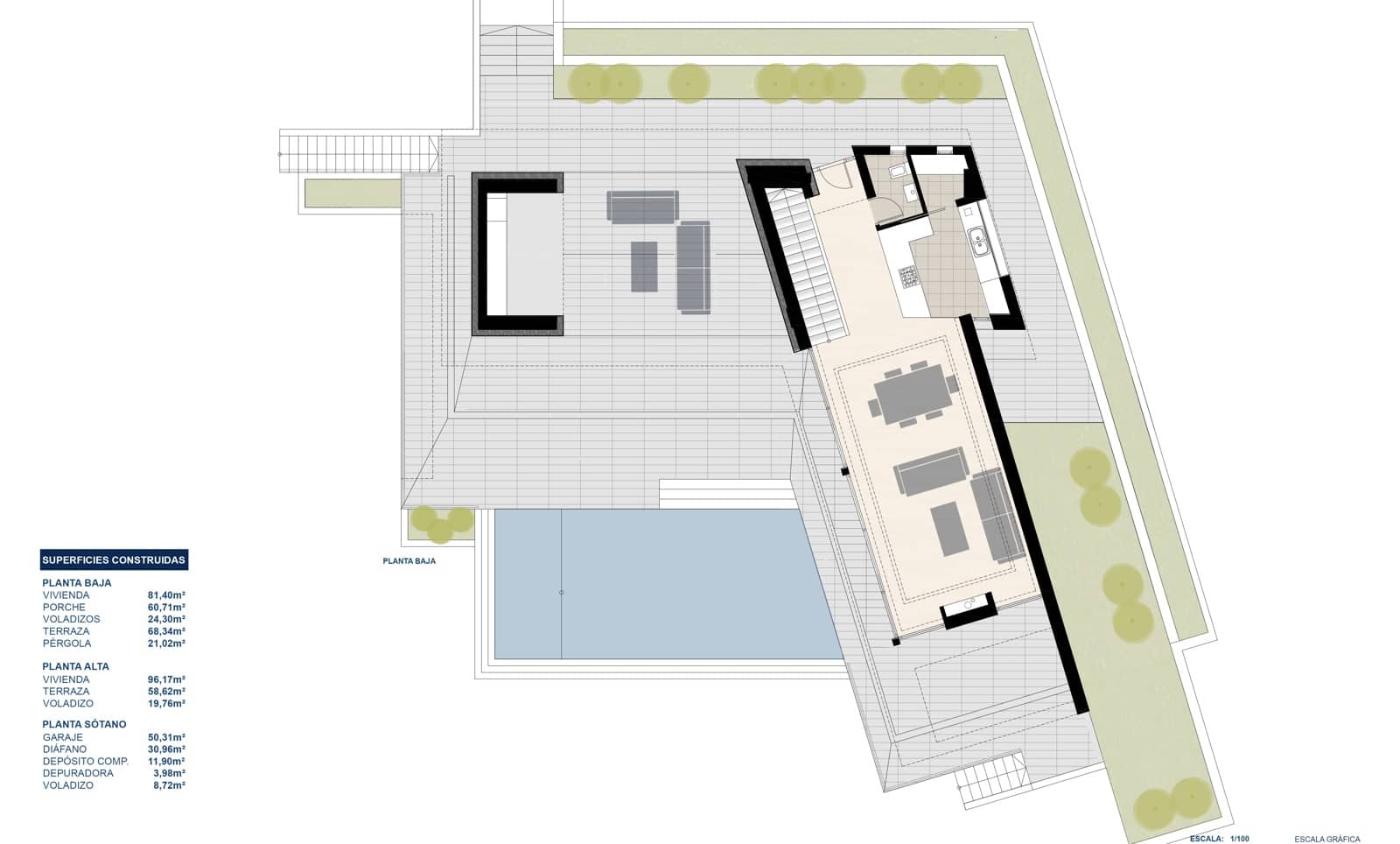 3 soverom Villa til salgs i Adsubia med svømmebasseng garasje - € 1 620 000 (Ref: 9130991)