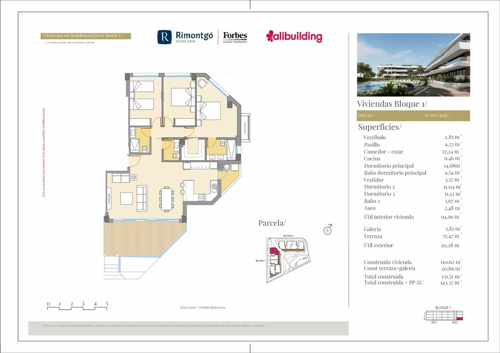 3 slaapkamer Appartement te koop in Arenal met zwembad garage - € 680.000 (Ref: 9160832)