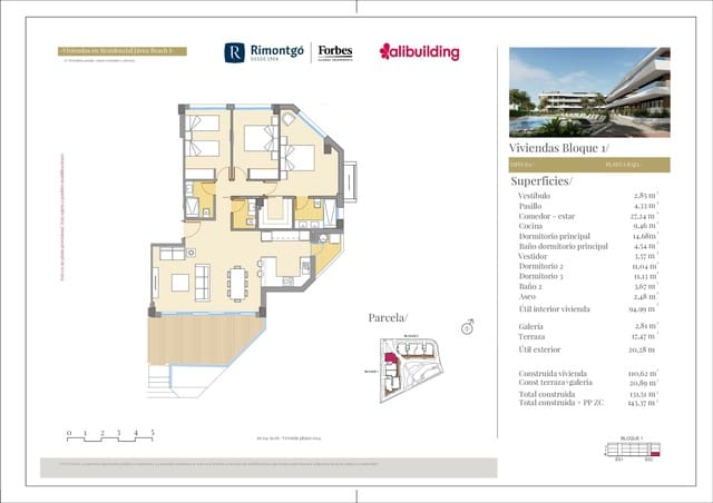 3 bedroom Apartment for sale in Arenal, Javea / Xàbia with pool garage - € 680,000 (Ref: 9160832)