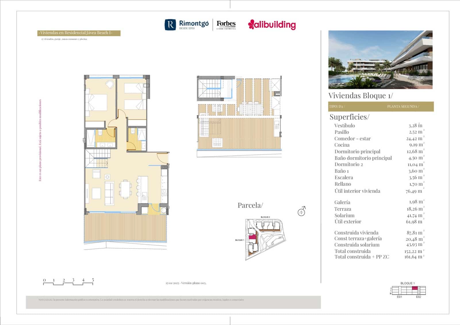 2 bedroom Penthouse for sale in Arenal with pool garage - € 635,000 (Ref: 9160836)