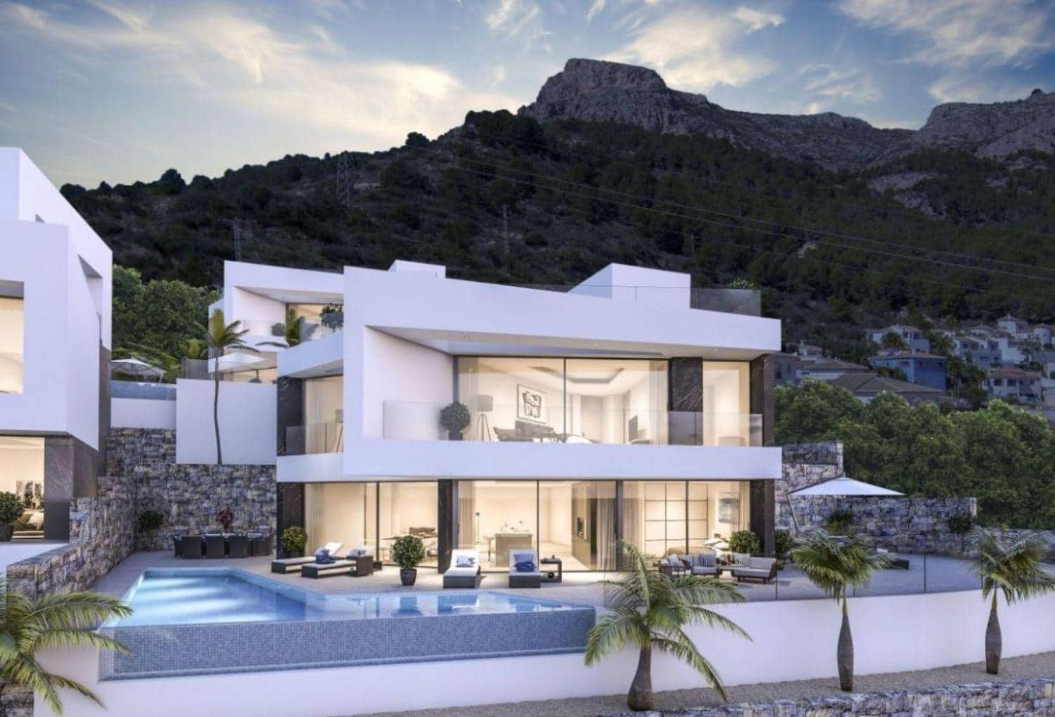 4 soveværelse Villa til salg i Calpe / Calp med swimmingpool - € 1.850.000 (Ref: 6613494)