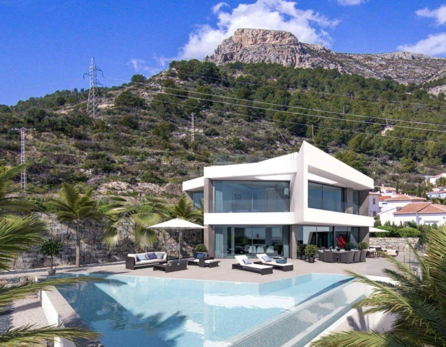 4 soveværelse Villa til salg i Calpe / Calp med swimmingpool - € 1.850.000 (Ref: 6613494)