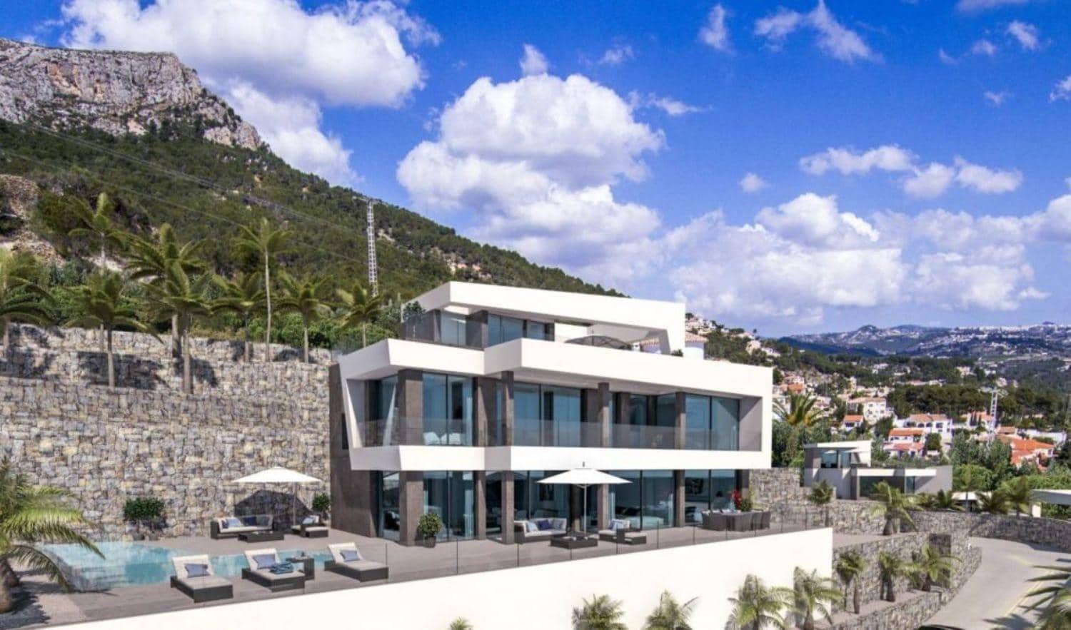 4 soveværelse Villa til salg i Calpe / Calp med swimmingpool - € 1.850.000 (Ref: 6613494)