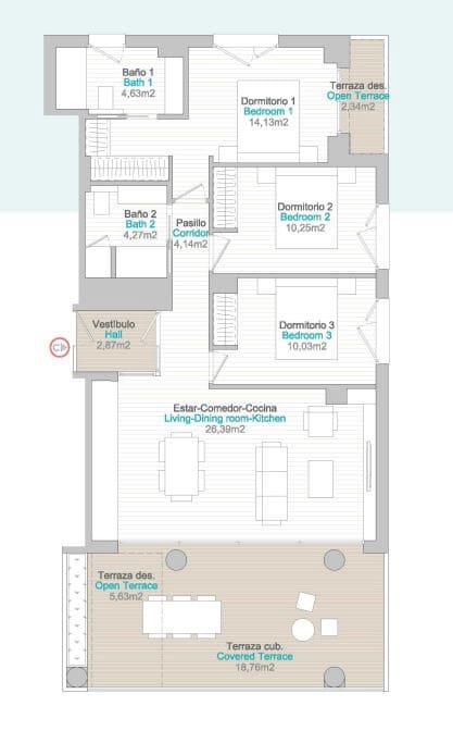3 soverom Leilighet til salgs i Calpe / Calp - € 890 000 (Ref: 6891798)