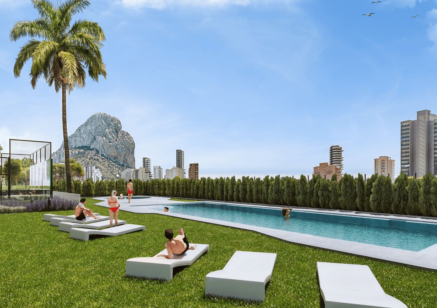 3 Zimmer Apartment zu verkaufen in Calpe / Calp mit Pool Garage - 555.000 € (Ref: 7670783)