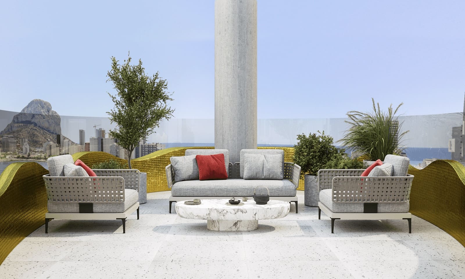 3 Zimmer Apartment zu verkaufen in Calpe / Calp mit Pool Garage - 555.000 € (Ref: 7670783)