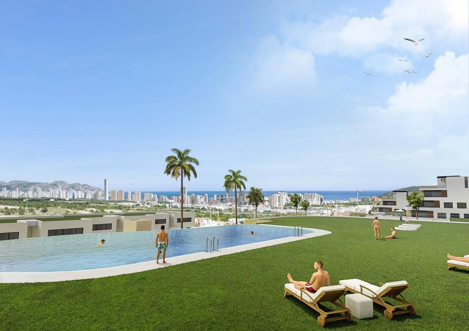 2 bedroom Apartment for sale in Finestrat with pool garage - € 460,000 (Ref: 7670784)