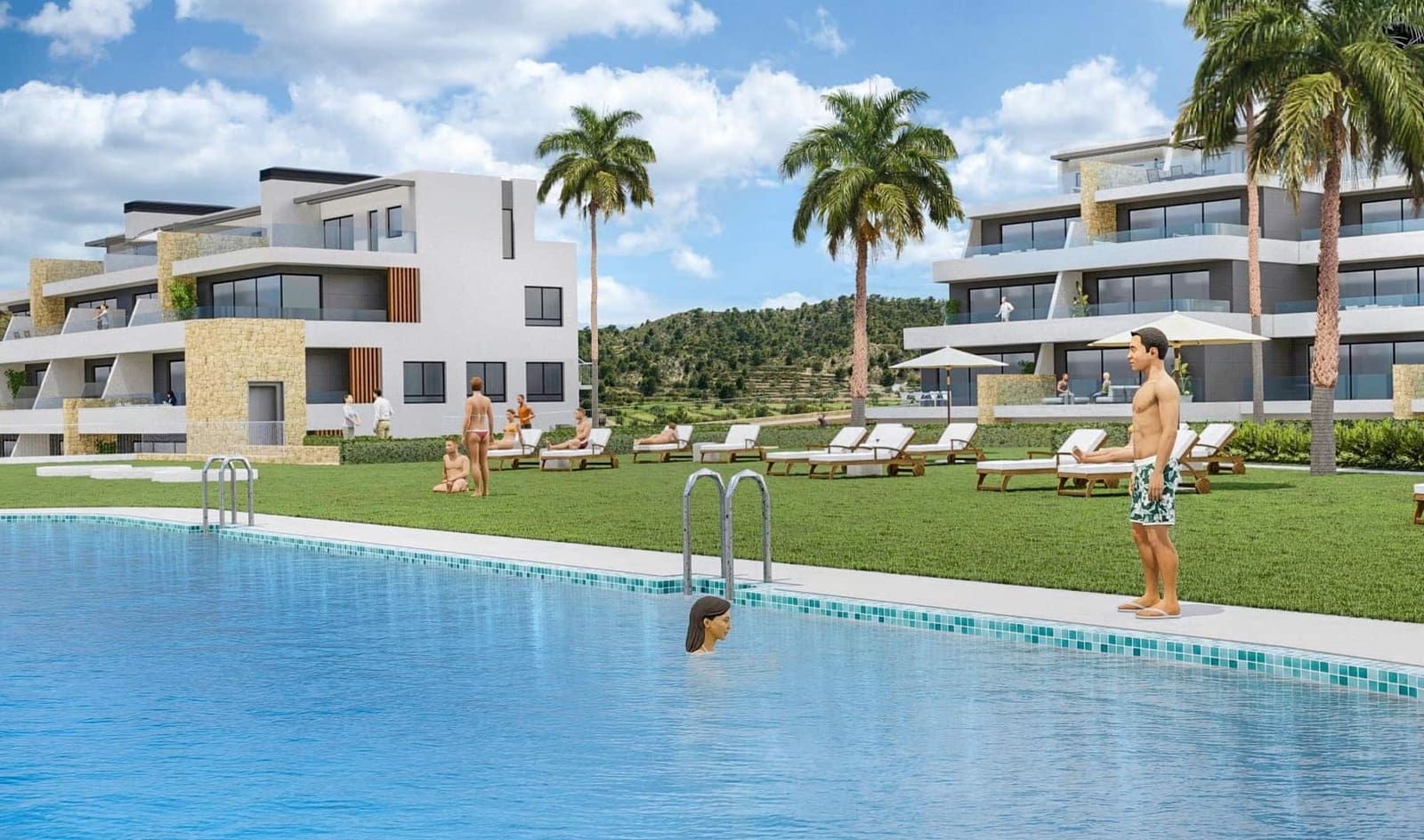 2 bedroom Apartment for sale in Finestrat with pool garage - € 460,000 (Ref: 7670784)