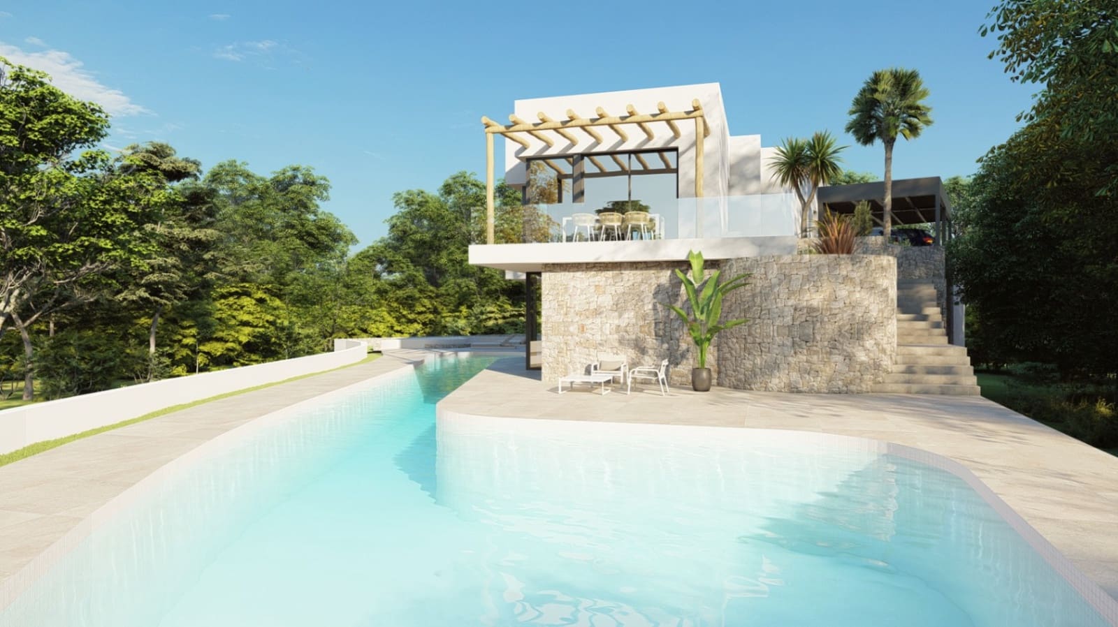 3 soveværelse Villa til salg i Calpe / Calp med swimmingpool garage - € 525.000 (Ref: 8620949)