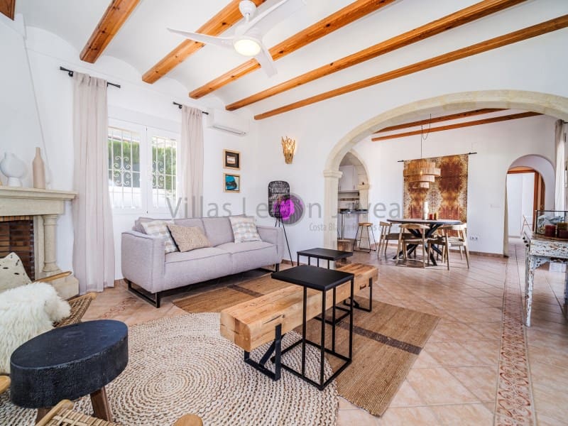 Chalet de 3 habitaciones en Javea / Xàbia en alquiler vacacional con piscina - 1.495 € (Ref: 9605284)