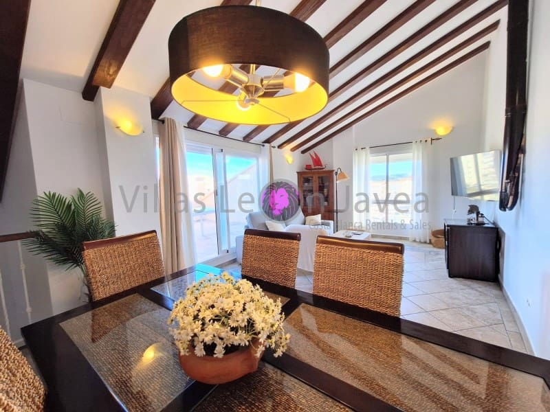 4 soveværelse Penthouse til leje i Javea / Xabia med swimmingpool garage - € 2.500 (Ref: 9605288)