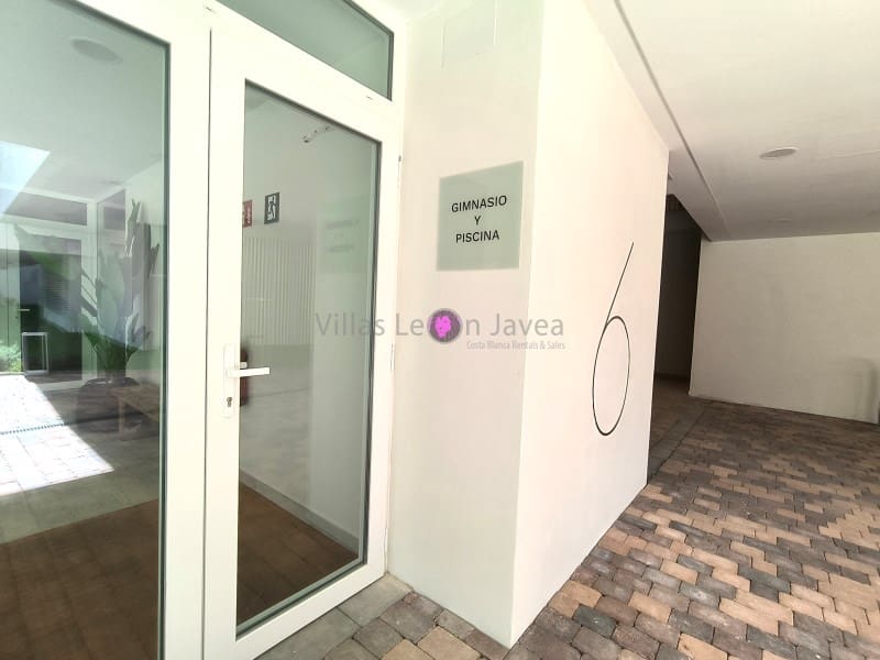 2 sovrum Lägenhet att hyra i Javea / Xabia med pool garage - 1 350 € (Ref: 9723596)