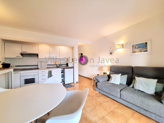 1 Zimmer Apartment zu vermieten in Montañar - El Arenal, Javea / Xàbia mit Pool - 700 € (Ref: 9723609)