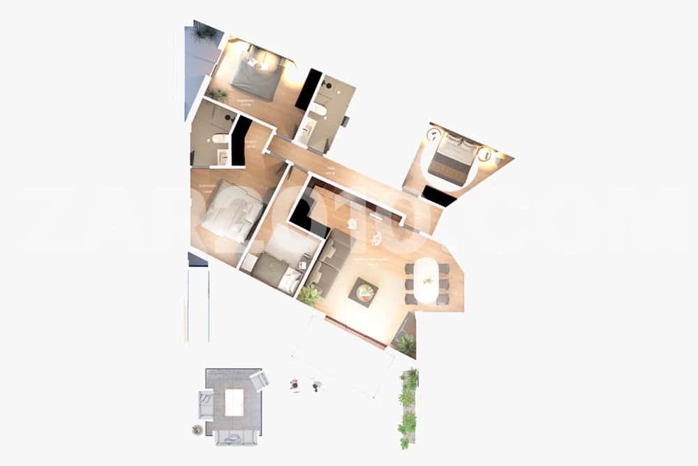 4 bedroom Penthouse for sale in Vera with pool garage - € 285,000 (Ref: 10041952)