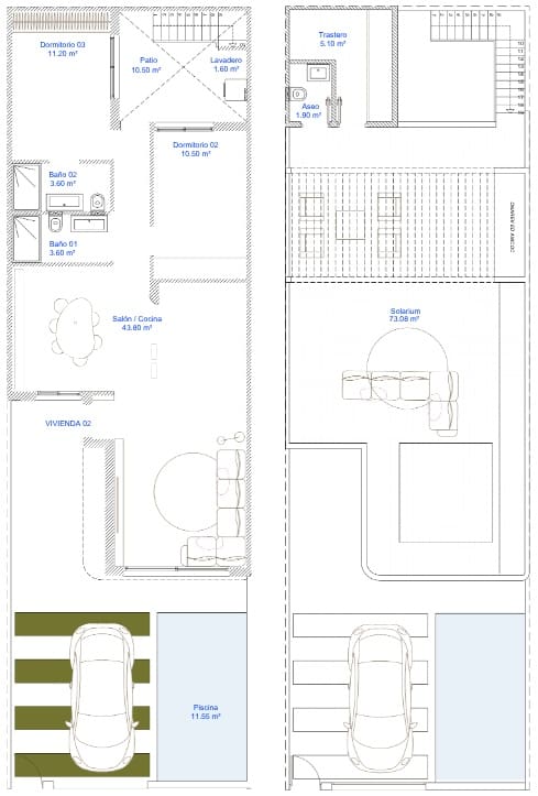 3 soverom Villa til salgs i San Pedro del Pinatar med svømmebasseng garasje - € 369 900 (Ref: 10165822)