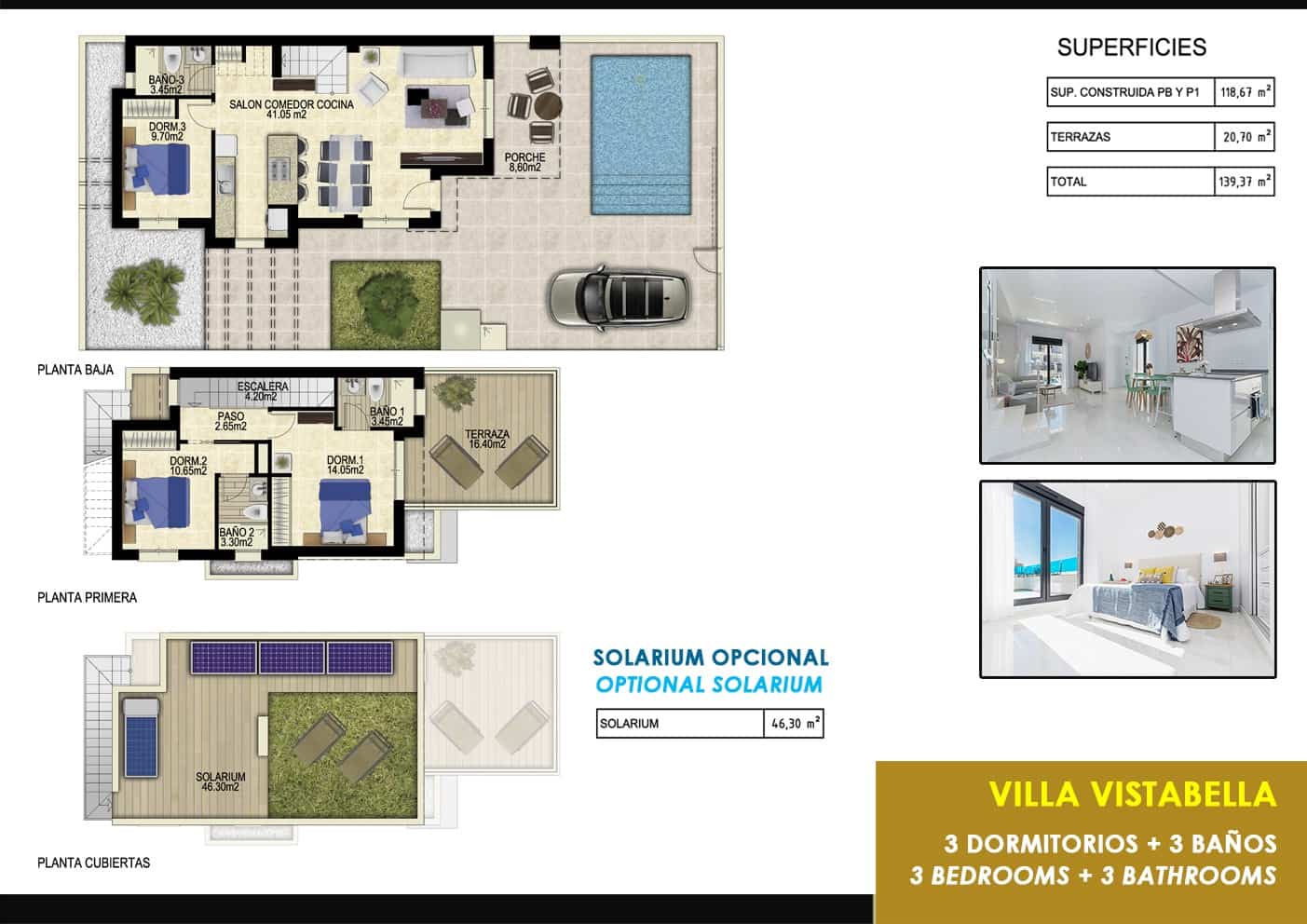 3 quarto Moradia para venda em Vistabella com piscina garagem - 375 000 € (Ref: 7090868)