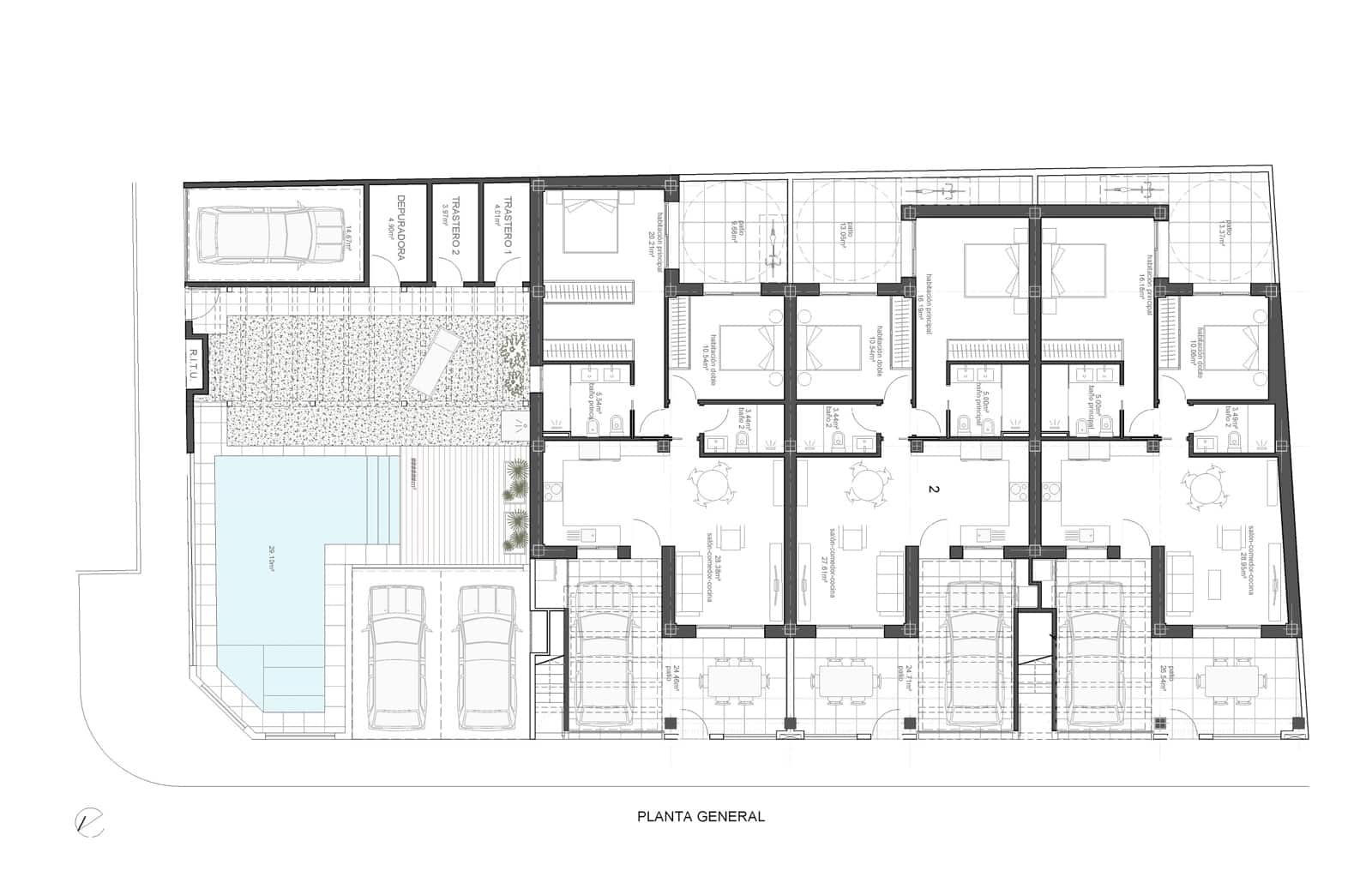 2 sovrum Hus till salu i Pilar de la Horadada med pool - 269 900 € (Ref: 7299783)