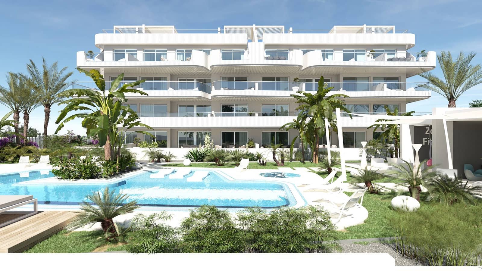 2 sypialnia Apartament na sprzedaż w Cabo Roig z basenem garażem - 369 000 € (Ref: 7344483)