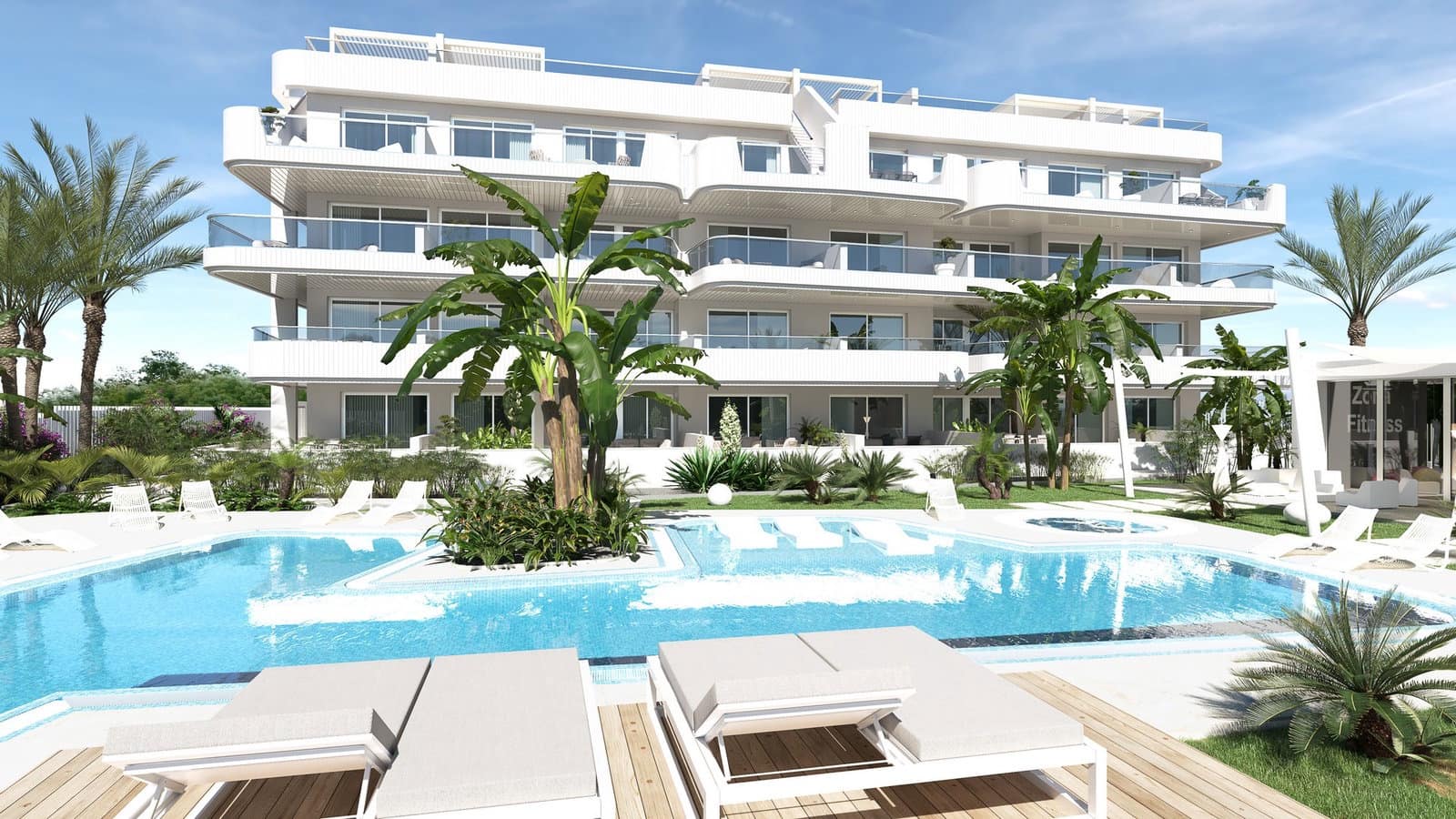 2 sypialnia Apartament na sprzedaż w Cabo Roig z basenem garażem - 369 000 € (Ref: 7344483)