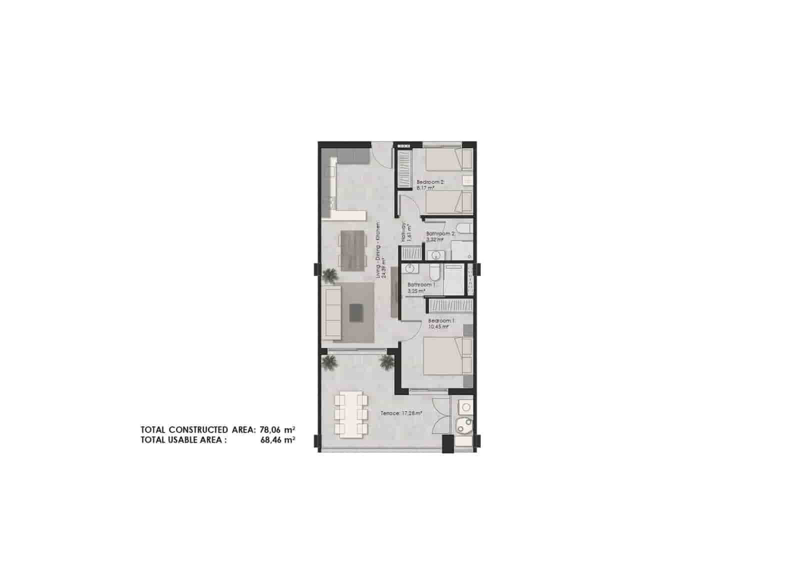 2 slaapkamer Appartement te koop in La Mata met zwembad garage - € 285.000 (Ref: 7525070)