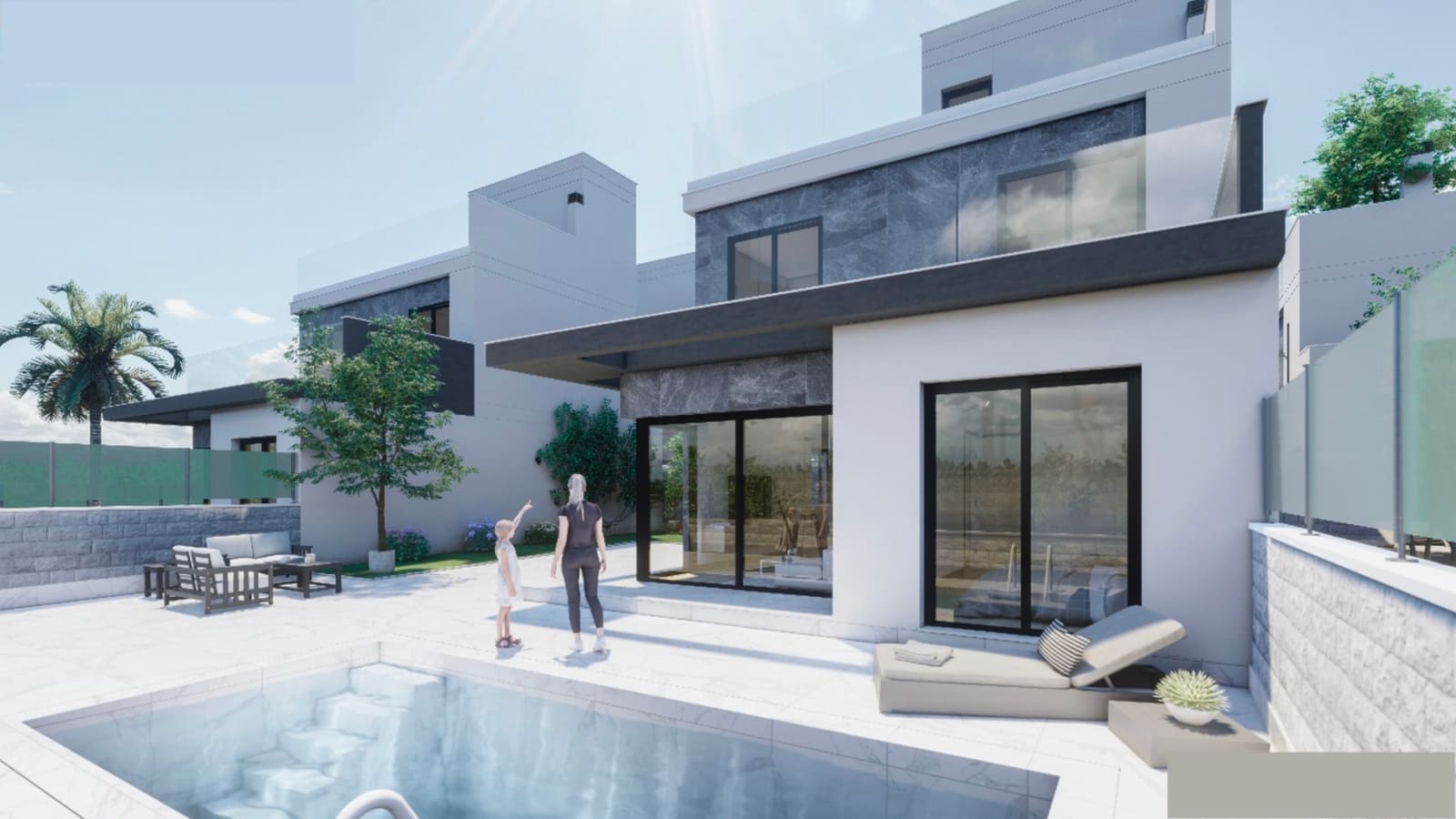 3 soveværelse Villa til salg i Pilar de la Horadada med swimmingpool garage - € 725.000 (Ref: 8223908)