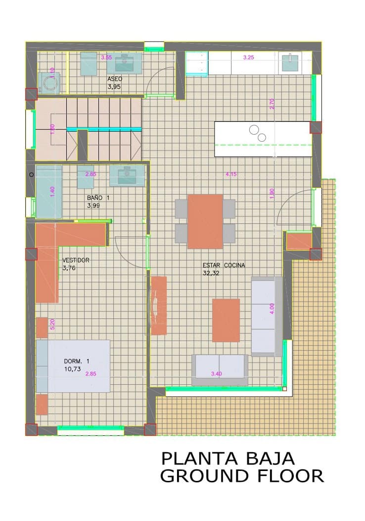 3 sovrum Villa till salu i Pilar de la Horadada med pool garage - 725 000 € (Ref: 8223908)