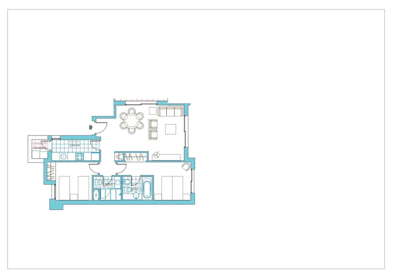 2 bedroom Penthouse for sale in Orihuela Costa with pool garage - € 275,000 (Ref: 8246543)