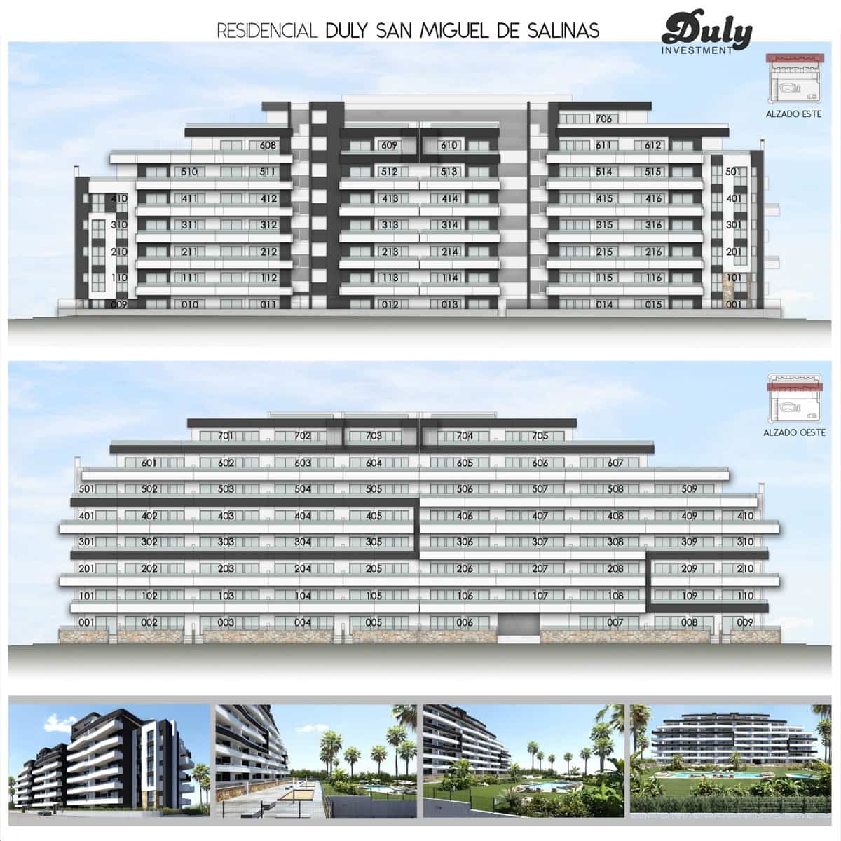 2 quarto Apartamento para venda em San Miguel de Salinas com piscina garagem - 230 000 € (Ref: 8938068)