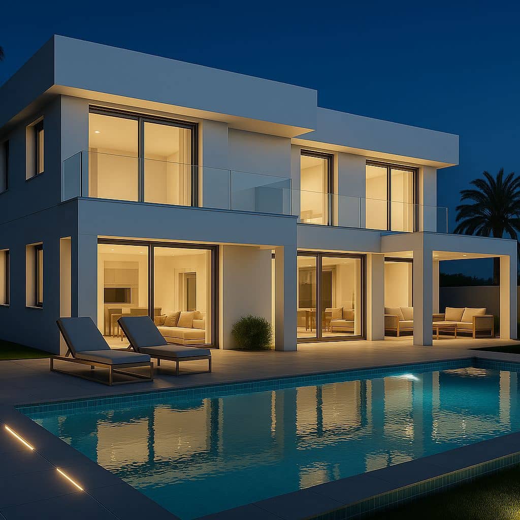 4 soveværelse Villa til salg i Punta Prima med swimmingpool garage - € 2.750.000 (Ref: 9103910)