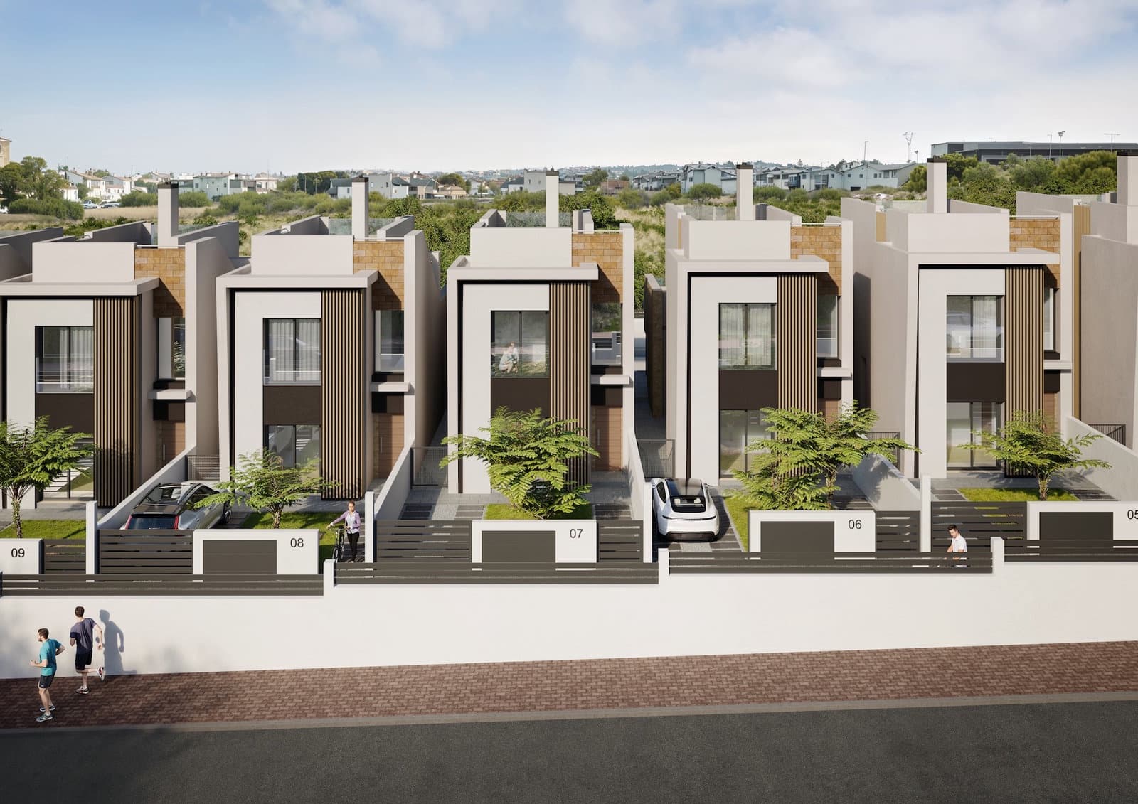 3 soverom Rekkehus til salgs i Torrevieja med svømmebasseng garasje - € 449 900 (Ref: 9221617)