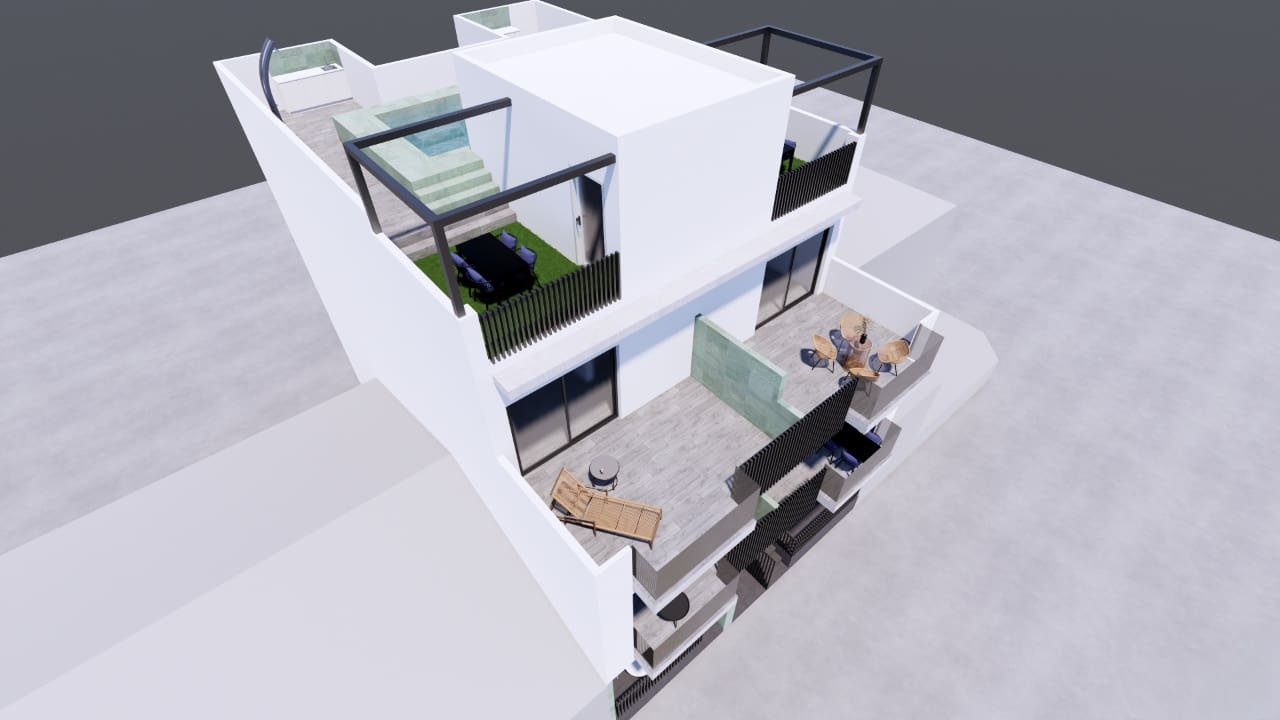2 slaapkamer Penthouse te koop in Torre de la Horadada met zwembad garage - € 350.000 (Ref: 9325481)