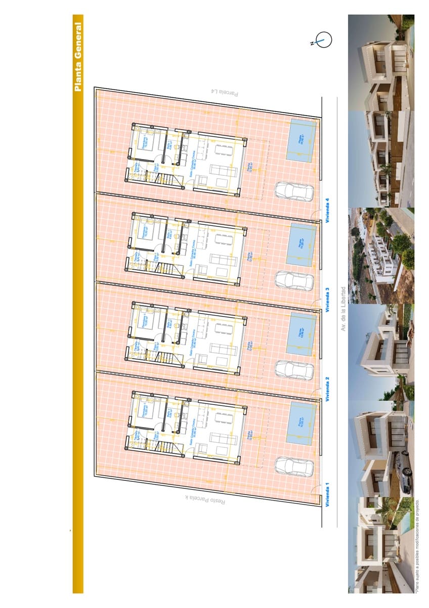 3 makuuhuone Huvila myytävänä paikassa Pilar de la Horadada mukana uima-altaan 
autotalli - 550 000 € (Ref: 9778624)