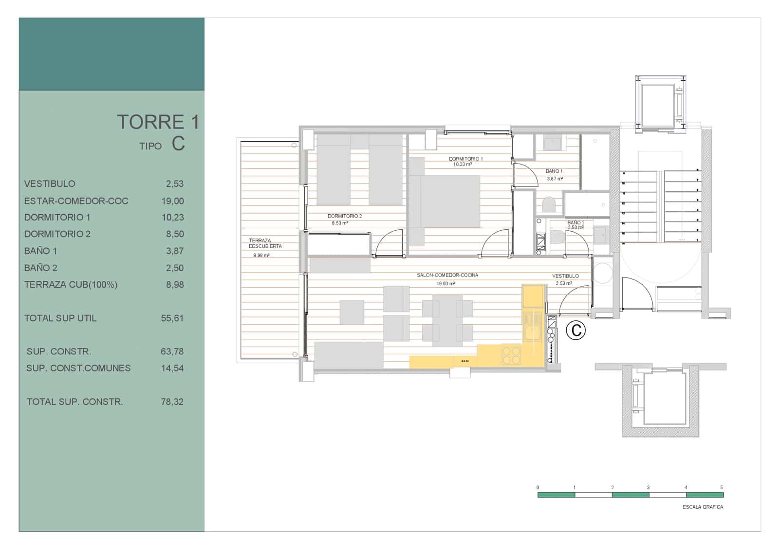 Apartamento de 2 habitaciones en Guardamar del Segura en venta con piscina garaje - 255.000 € (Ref: 9795611)