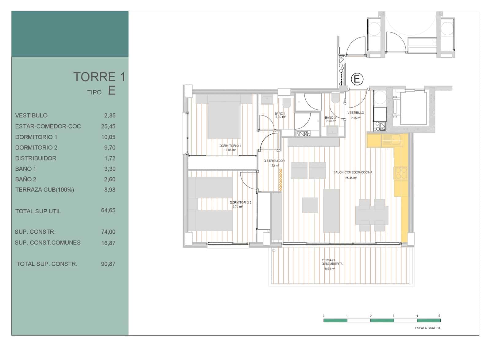 Apartamento de 2 habitaciones en Guardamar del Segura en venta con piscina garaje - 255.000 € (Ref: 9795611)