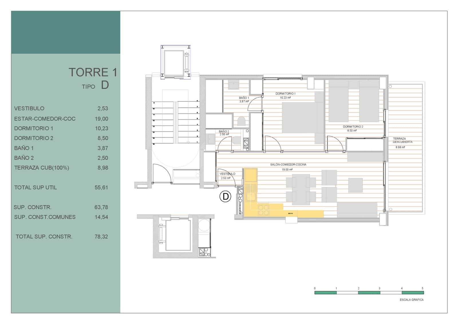 Apartamento de 2 habitaciones en Guardamar del Segura en venta con piscina garaje - 255.000 € (Ref: 9795611)