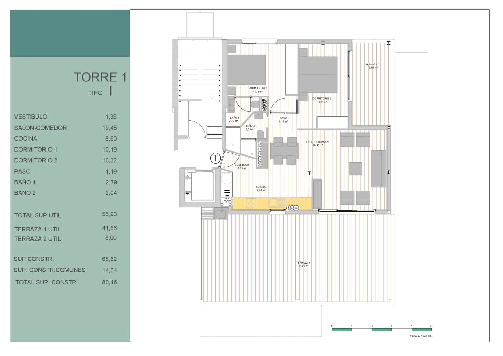 Apartamento de 2 habitaciones en Guardamar del Segura en venta con piscina garaje - 255.000 € (Ref: 9795611)