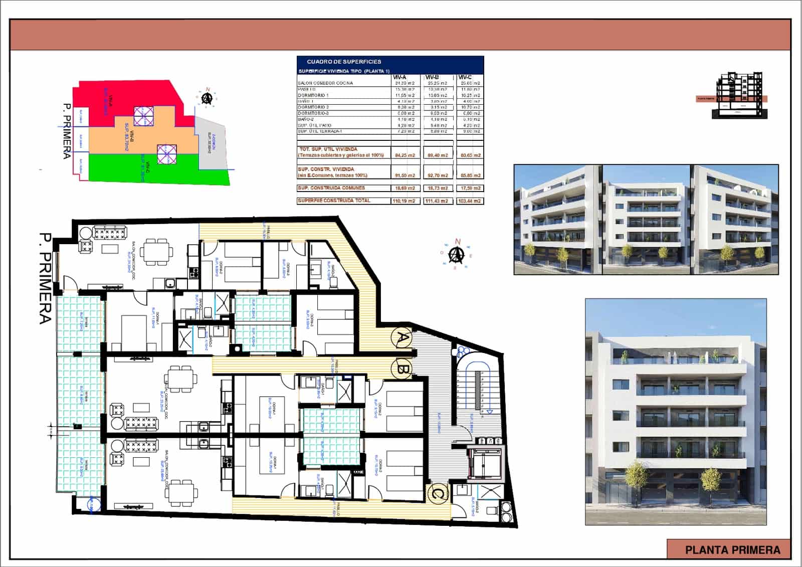 2 bedroom Apartment for sale in Torrevieja with pool garage - € 299,000 (Ref: 9809799)