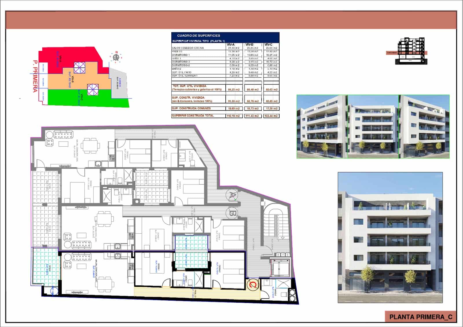2 bedroom Apartment for sale in Torrevieja with pool garage - € 299,000 (Ref: 9809799)