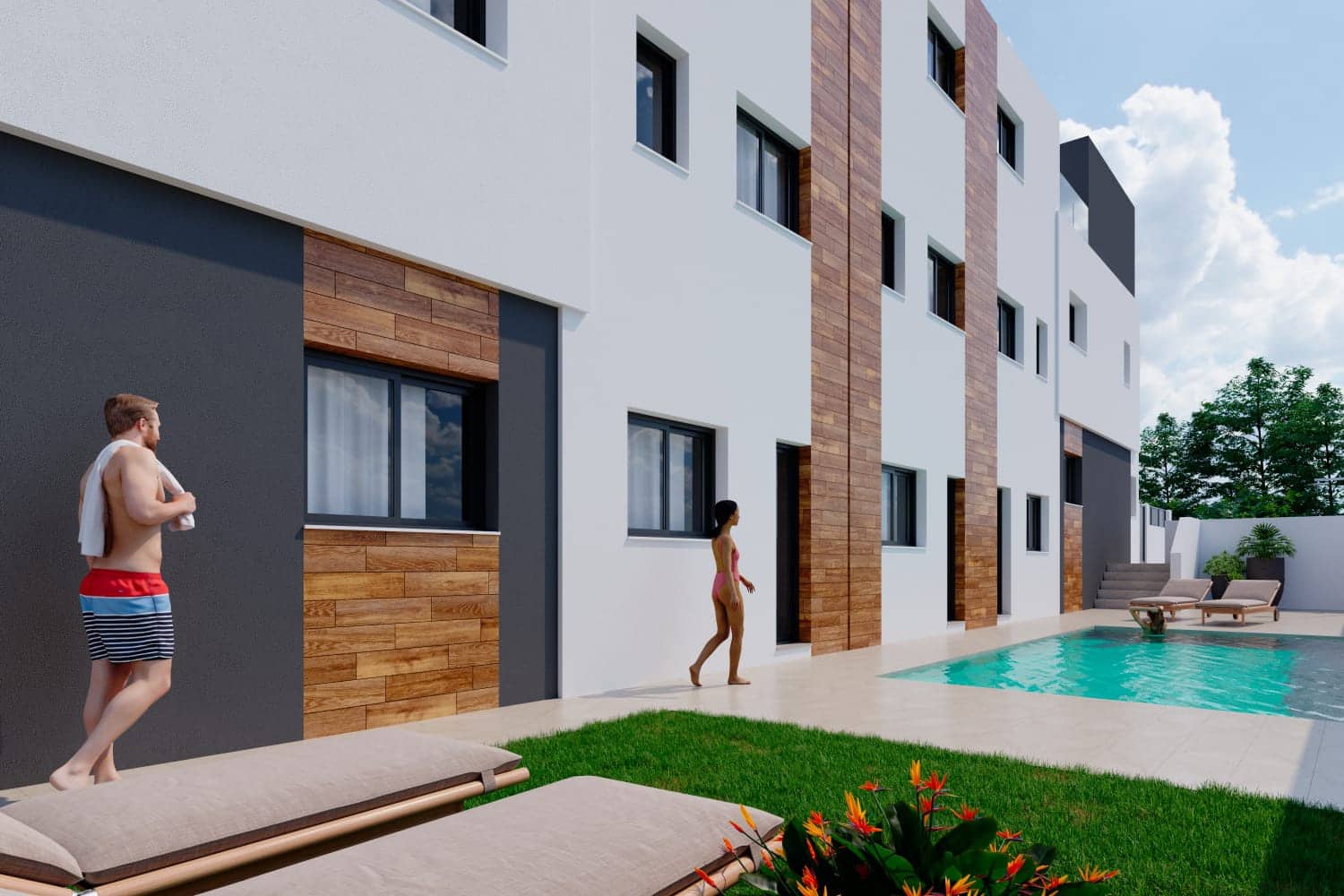 Casa de 3 habitaciones en Torrevieja en venta con piscina garaje - 394.990 € (Ref: 9895145)