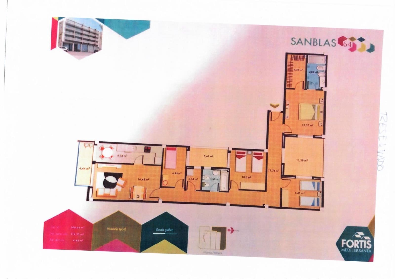 2 bedroom Flat for sale in Vinaros - € 153,000 (Ref: 9604980)