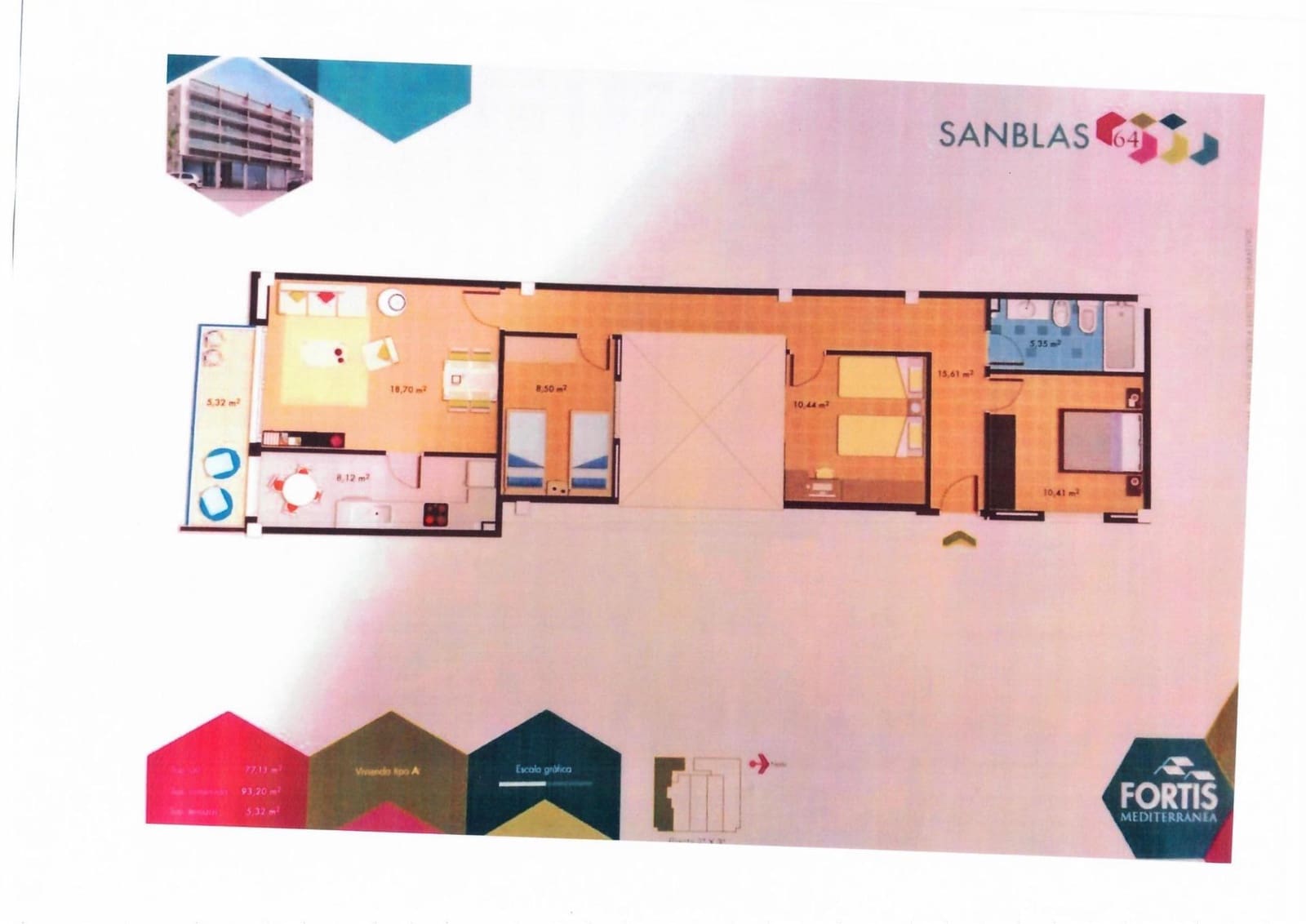 2 bedroom Flat for sale in Vinaros - € 153,000 (Ref: 9604980)