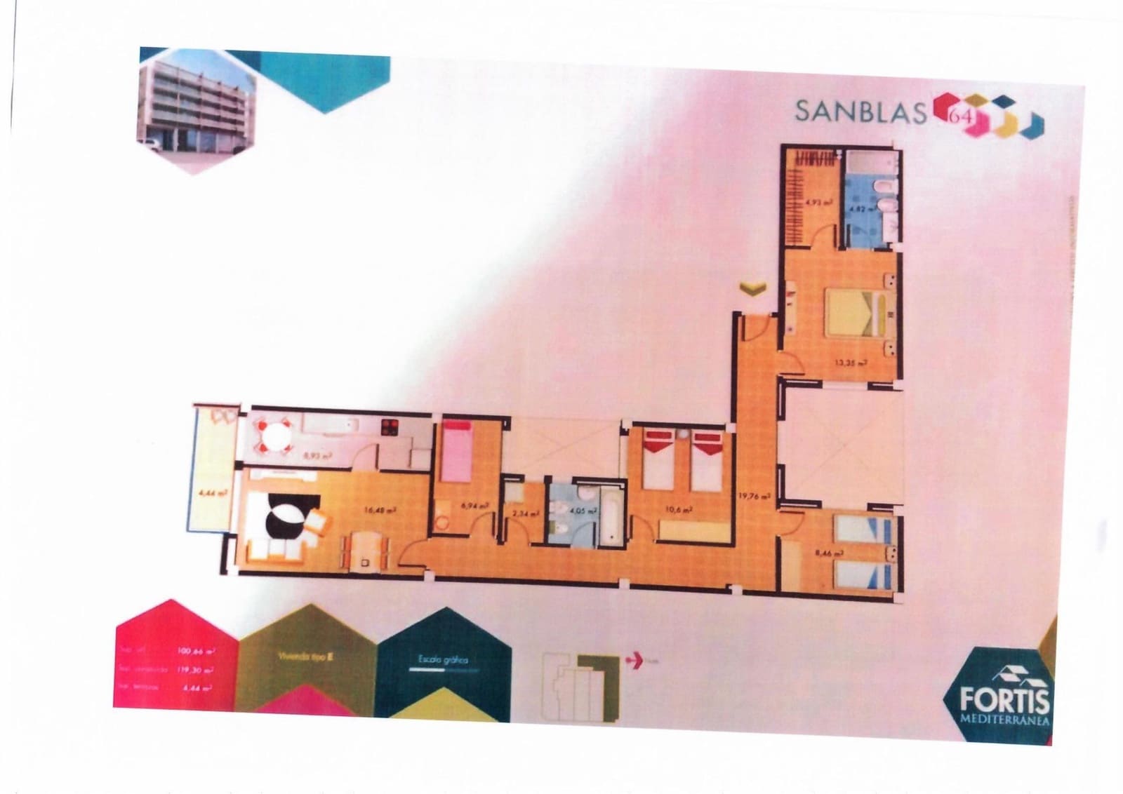 2 bedroom Flat for sale in Vinaros - € 153,000 (Ref: 9604980)