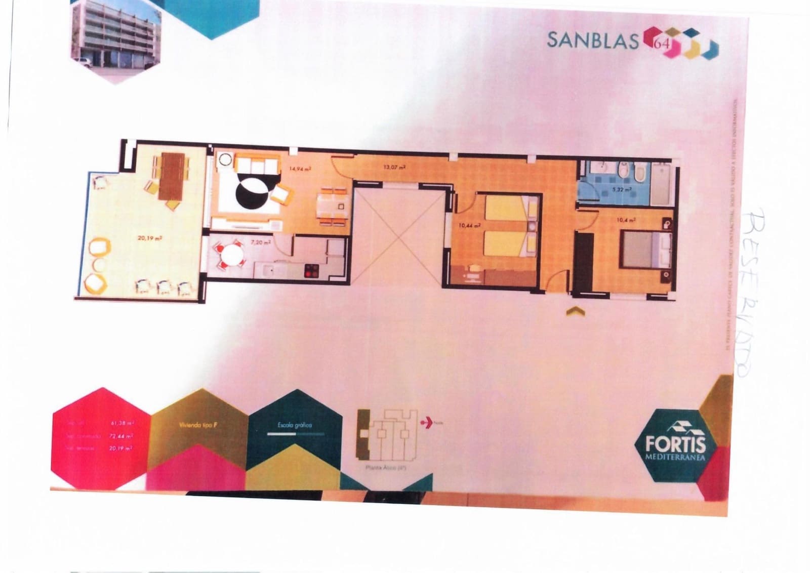 2 bedroom Flat for sale in Vinaros - € 153,000 (Ref: 9604980)