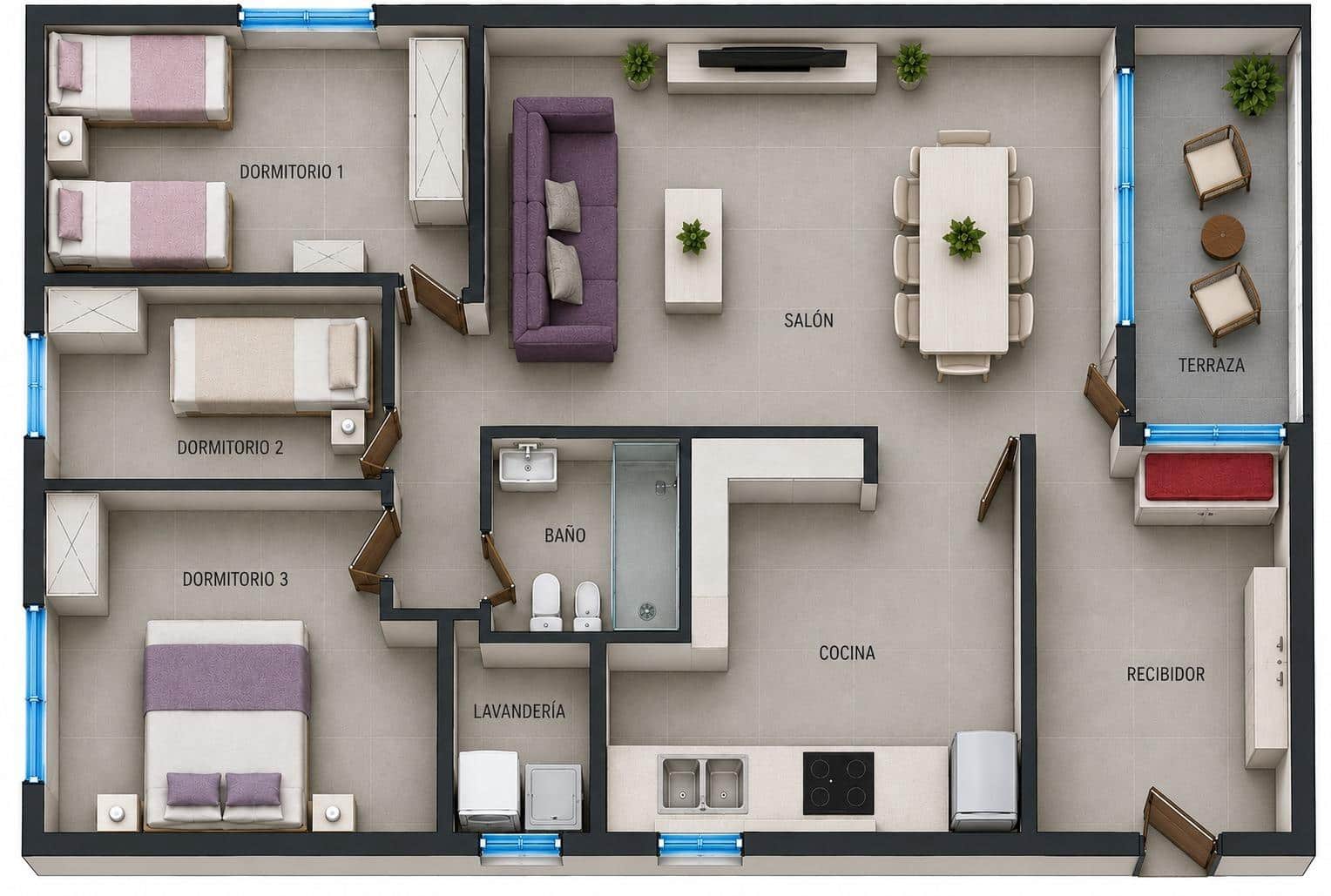3 sypialnia Mieszkanie na sprzedaż w La Villajoyosa / Vila Joiosa - 148 000 € (Ref: 10086250)