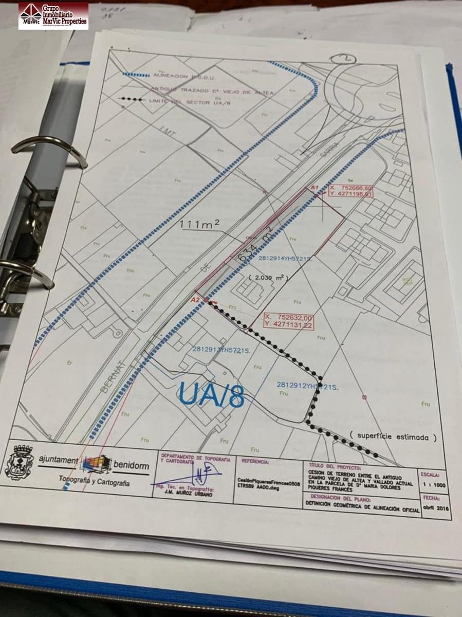 Byggegrund til salg i Benidorm - € 672.000 (Ref: 6171379)