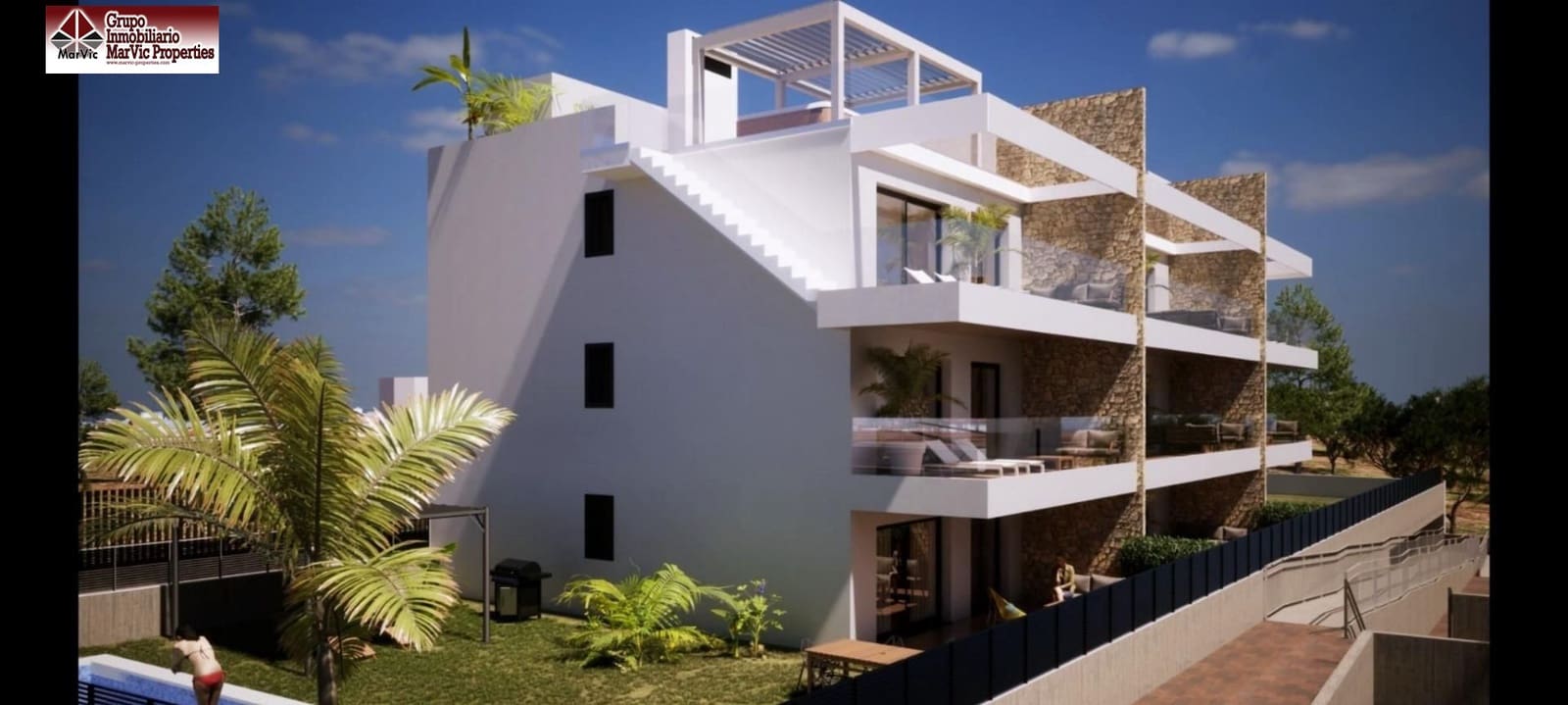 2 quarto Apartamento para venda em Finestrat com piscina garagem - 310 000 € (Ref: 7441543)